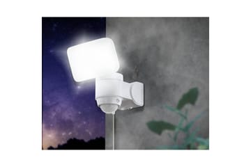 Väggstrålkastare Utebelysning Eglo Casabas med Sensor Vit - Vit - Belysning - Utomhusbelysning - Solcellslampa & solcellsbelysning