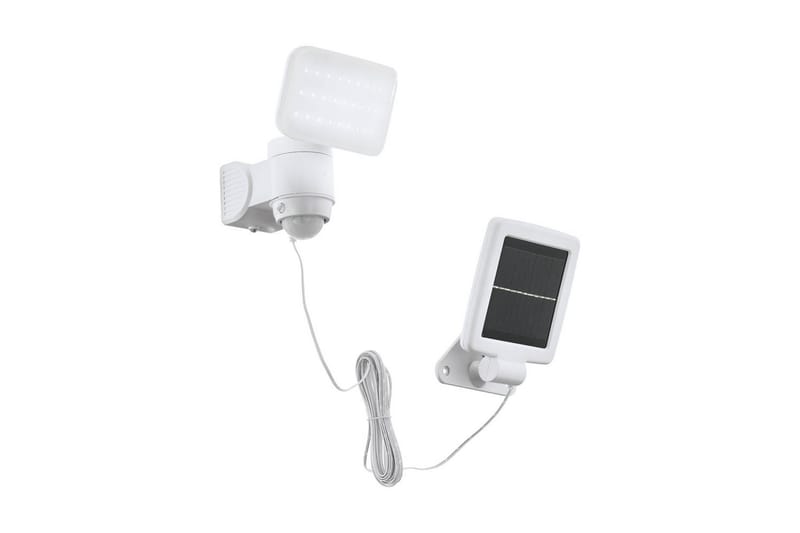 Väggstrålkastare Utebelysning Eglo Casabas med Sensor Vit - Vit - Belysning - Utomhusbelysning - Solcellslampa & solcellsbelysning