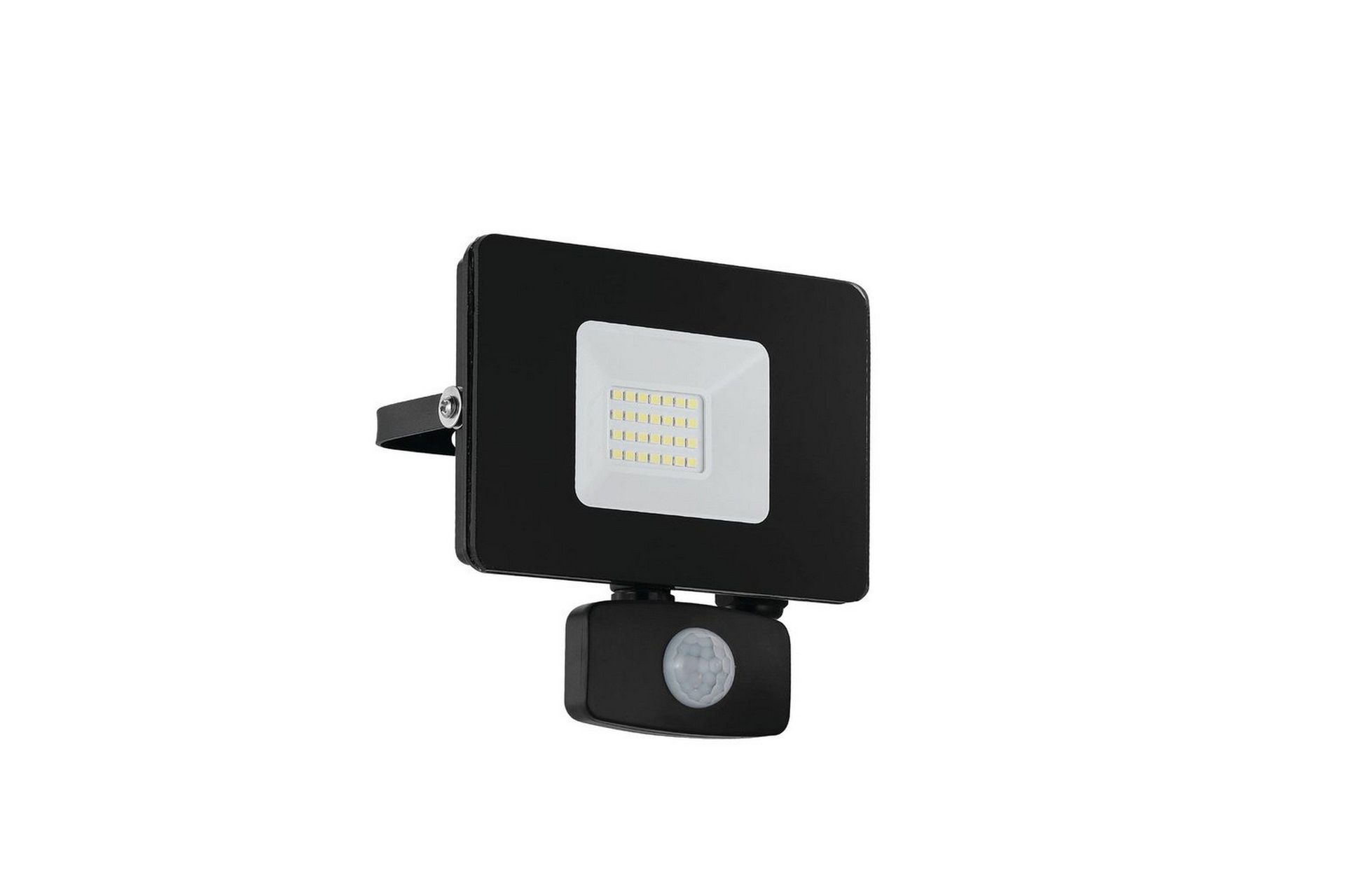Väggstrålkastare Utebelysning Eglo Faedo 3 med Sensor 20W, Svart - Svart