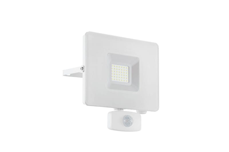 Väggstrålkastare Utebelysning Eglo Faedo 3 med Sensor 30W, Vit, Vit