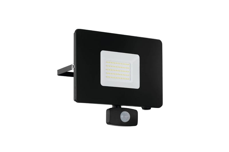 Väggstrålkastare Utebelysning Eglo Faedo 3 med Sensor 50W, Svart, Svart