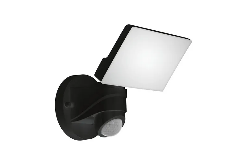 Väggstrålkastare Utebelysning Eglo Pagino med Sensor, Svart