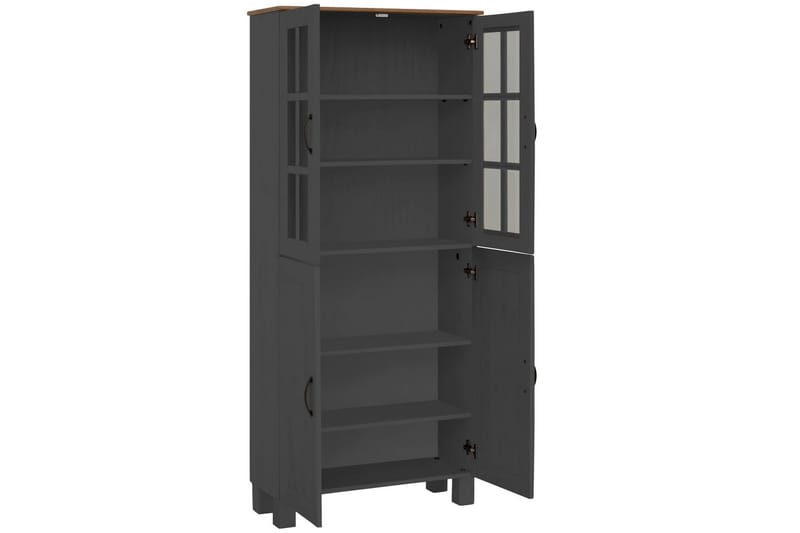 Alby Högskåp till Badrum 130x75x30 cm - Grå - Förvaring - Badrumsförvaring & tvättstuga inredning - Badrumsskåp