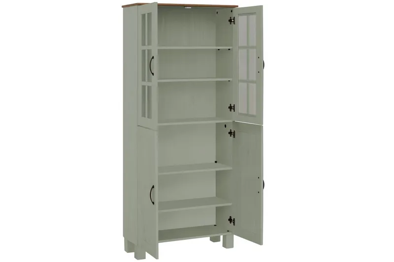 Alby Högskåp till Badrum 130x75x30 cm - Grön - Förvaring - Badrumsförvaring & tvättstuga inredning - Badrumsskåp