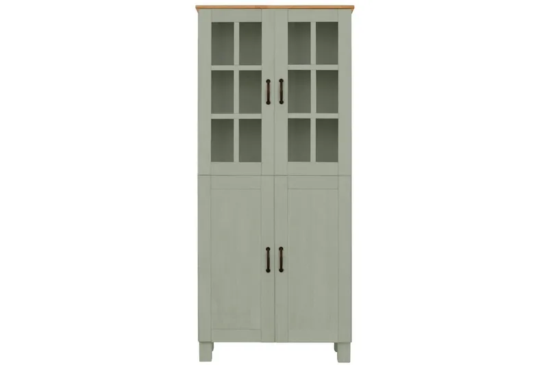 Alby Högskåp till Badrum 130x75x30 cm - Grön - Förvaring - Badrumsförvaring & tvättstuga inredning - Badrumsskåp