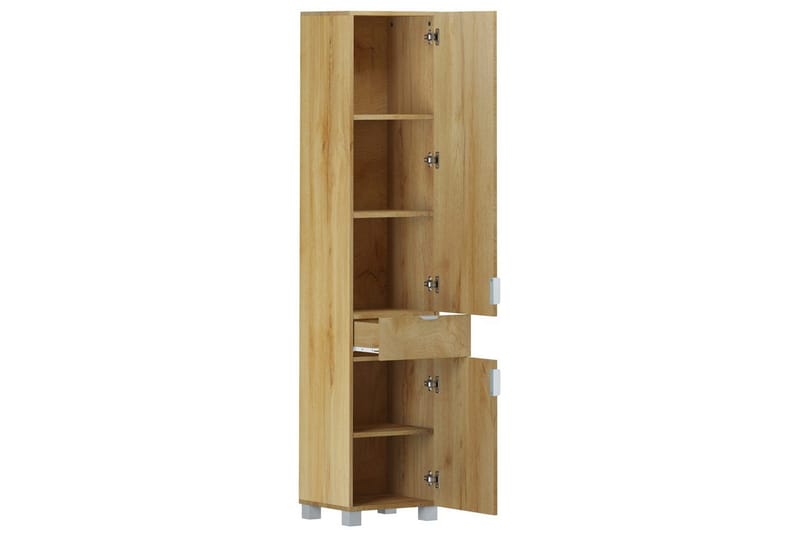 Atlas Högskåp till Badrum 181x38x36 cm - Natur - Förvaring - Badrumsförvaring & tvättstuga inredning - Badrumsskåp