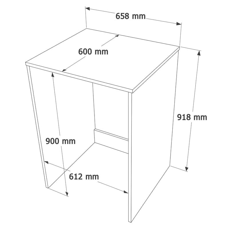 Avero Tvättmaskinsskåp 65,8x91,8x60 cm - Vitt och ek - Förvaring - Badrumsförvaring & tvättstuga inredning