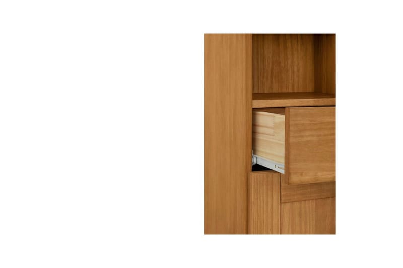 Badrumsskåp Alby 33x30x180 cm, Betsad/Vax - 33x30x180 cm, Betsad/Vax - Förvaring - Badrumsförvaring & tvättstuga inredning - Badrumsskåp