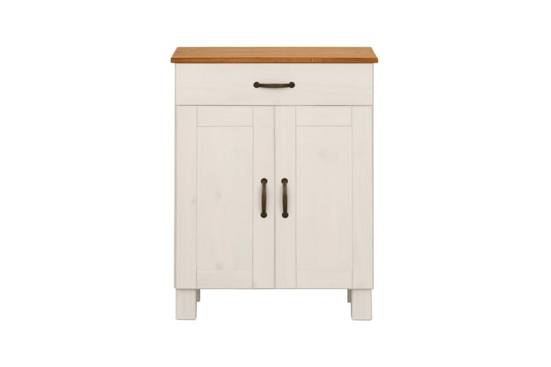 Badrumsskåp Alby 60x30x80 cm, Vit/Honung - 60x30x80 cm, Vit/Honung - Förvaring - Badrumsförvaring & tvättstuga inredning - Badrumsskåp