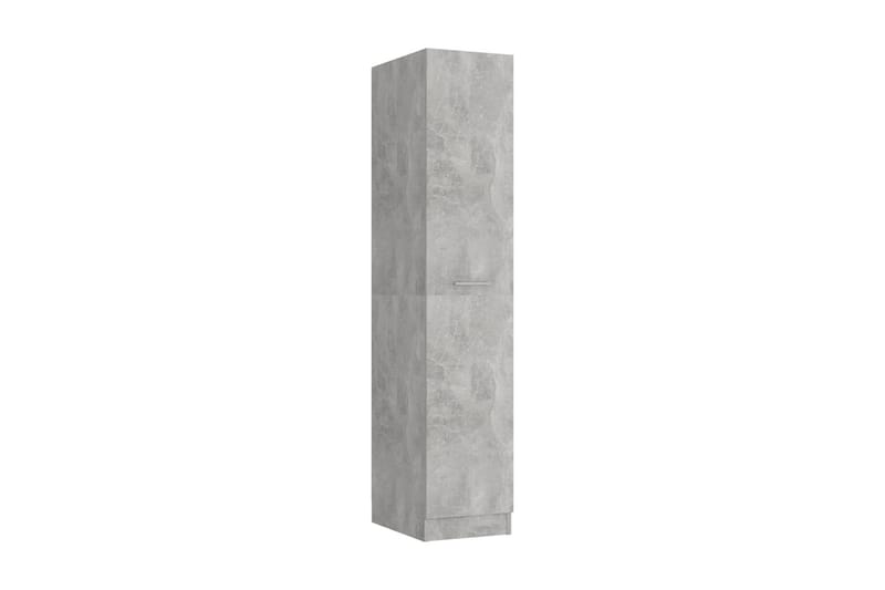 Apoteksskåp betonggrå 30x42,5x150 cm spånskiva - Grå - Badrumsskåp