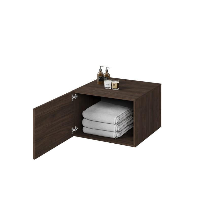 Badrumsskåp Aza Vägg 1 Dörr - Valnöt Villa - Förvaring - Badrumsförvaring & tvättstuga inredning - Badrumsskåp