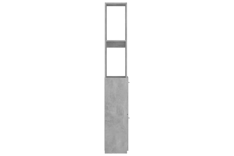 Badrumsskåp betonggrå 25x25x170 cm spånskiva - Grå - Förvaring - Badrumsförvaring & tvättstuga inredning - Badrumsskåp