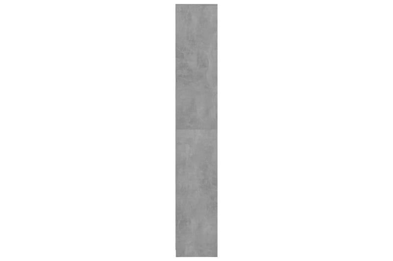 Badrumsskåp betonggrå 30x30x183,5 cm spånskiva - Grå - Badrumsskåp