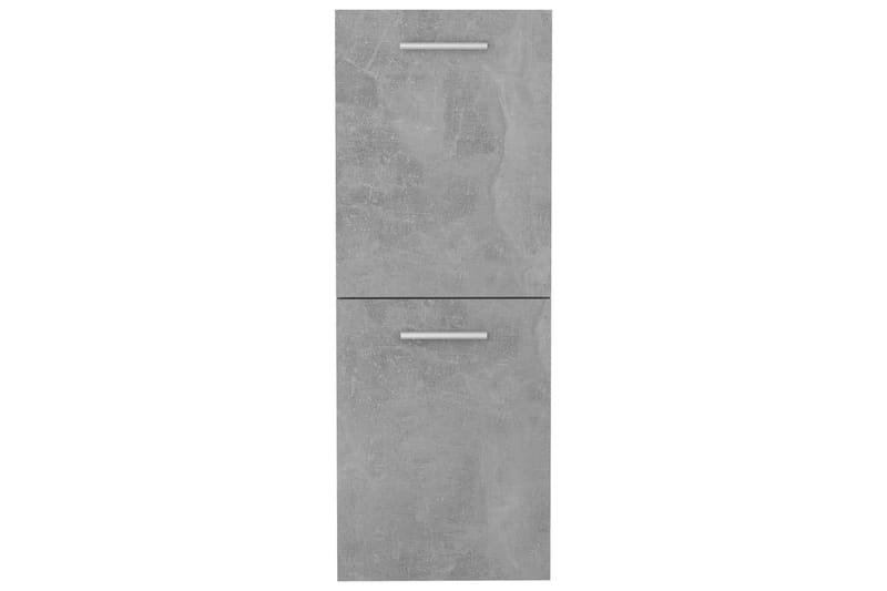 Badrumsskåp betonggrå 30x30x80 cm spånskiva - Grå - Förvaring - Badrumsförvaring & tvättstuga inredning - Badrumsskåp