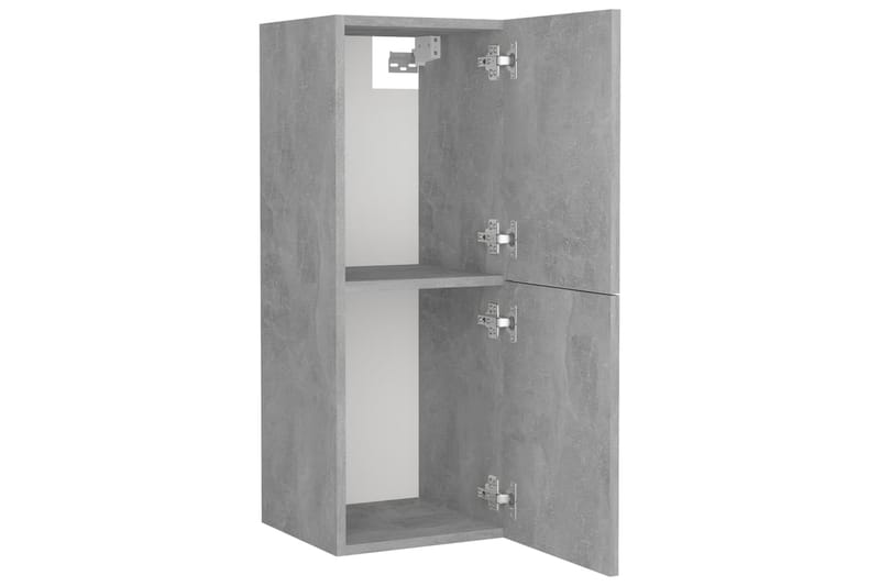 Badrumsskåp betonggrå 30x30x80 cm spånskiva - Grå - Förvaring - Badrumsförvaring & tvättstuga inredning - Badrumsskåp