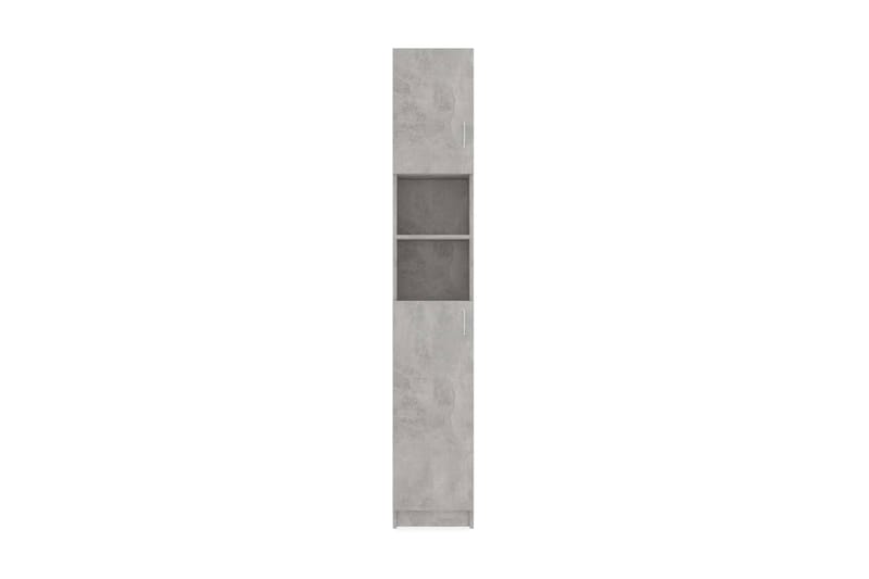 Badrumsskåp betonggrå 32x25,5x190 cm spånskiva - Grå - Förvaring - Badrumsförvaring & tvättstuga inredning - Badrumsskåp