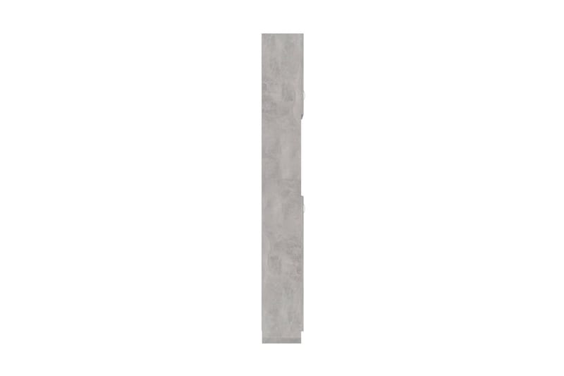 Badrumsskåp betonggrå 32x25,5x190 cm spånskiva - Grå - Förvaring - Badrumsförvaring & tvättstuga inredning - Badrumsskåp
