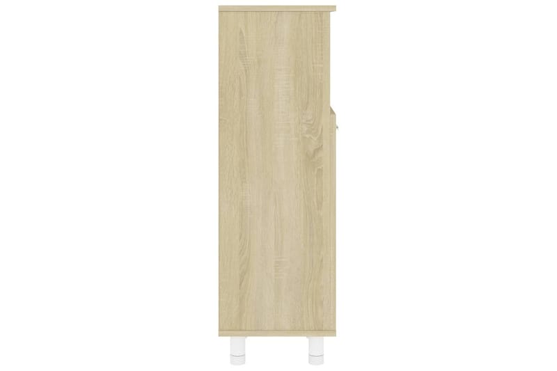 Badrumsskåp sonoma-ek 30x30x95 cm spånskiva - Brun - Förvaring - Badrumsförvaring & tvättstuga inredning - Badrumsskåp