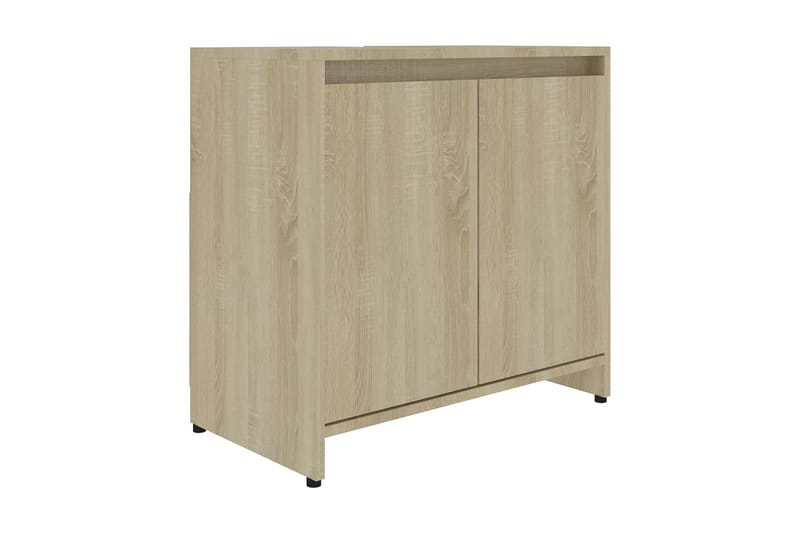 Badrumsskåp sonoma-ek 60x33x61 cm spånskiva - Brun - Förvaring - Badrumsförvaring & tvättstuga inredning - Badrumsskåp
