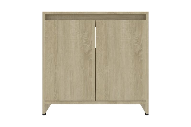 Badrumsskåp sonoma-ek 60x33x61 cm spånskiva - Brun - Förvaring - Badrumsförvaring & tvättstuga inredning - Badrumsskåp