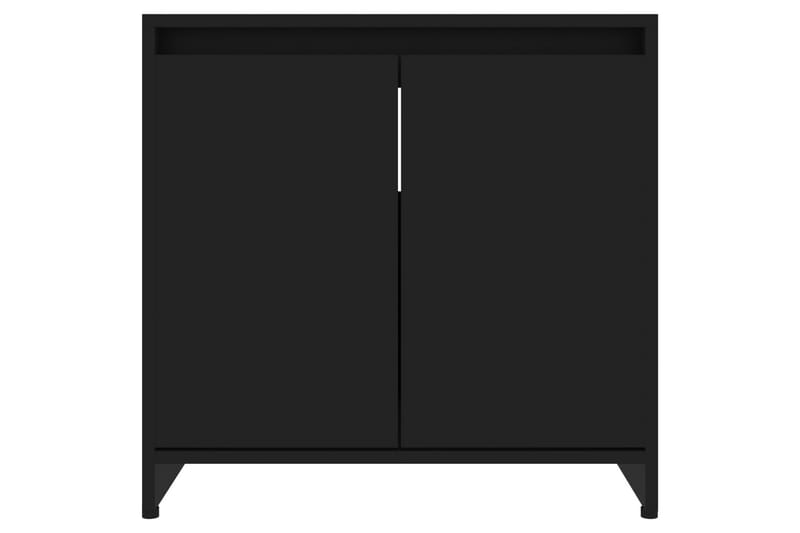 Badrumsskåp svart 60x33x61 cm spånskiva - Svart - Förvaring - Badrumsförvaring & tvättstuga inredning - Badrumsskåp