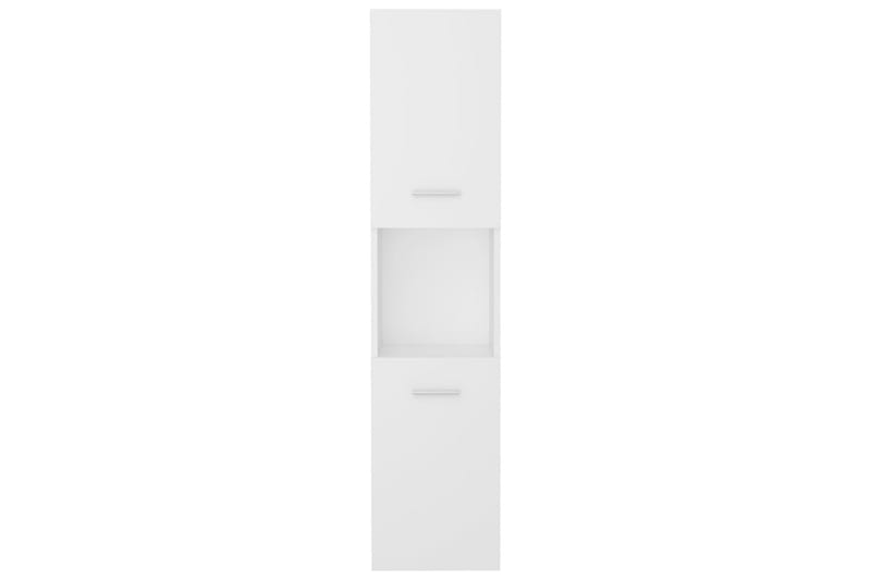 Badrumsskåp vit 30x30x130 cm spånskiva - Vit - Förvaring - Badrumsförvaring & tvättstuga inredning - Badrumsskåp