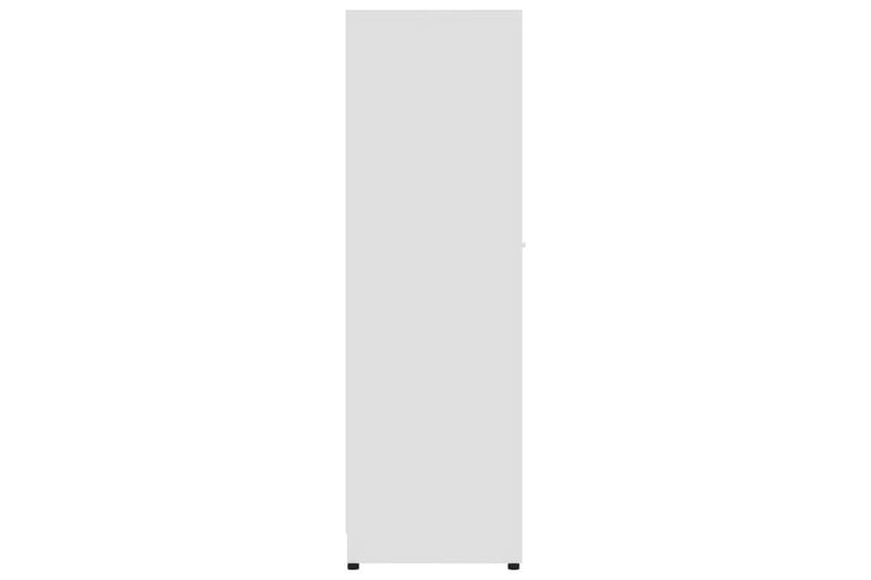 Badrumsskåp vit 30x30x95 cm spånskiva - Vit - Badrumsskåp