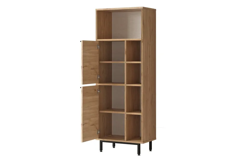 Liyakat Högskåp Badrum 161,6 cm - Valnöt - Förvaring - Badrumsförvaring & tvättstuga inredning - Badrumsskåp