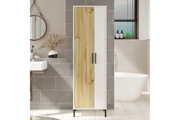 Rinorea Förvaringsskåp 50,4x165 cm - Brun - Förvaring - Badrumsförvaring & tvättstuga inredning - Badrumsskåp