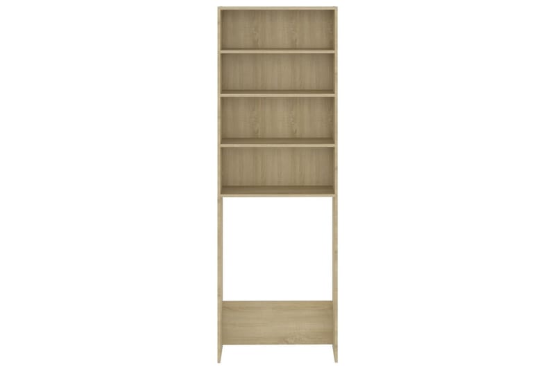 Badrumsskåp sonoma-ek 64x24x190 cm - Förvaring - Badrumsförvaring & tvättstuga inredning - Badrumsskåp