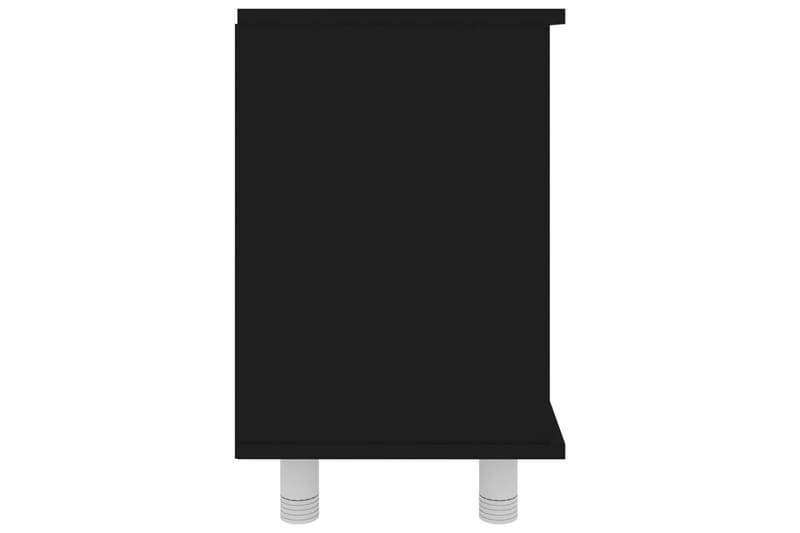 Badrumsskåp svart 60x32x53,5 cm spånskiva - Svart - Badrumsskåp