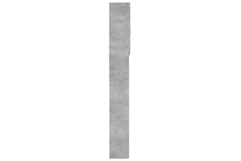 Tvättmaskinsskåp betonggrå 64x25,5x190 cm - Förvaring - Badrumsförvaring & tvättstuga inredning - Badrumsskåp