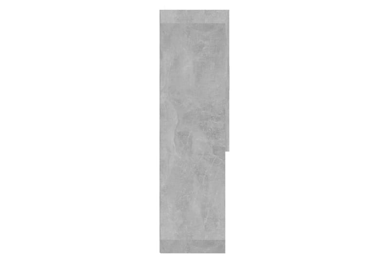 Tvättmaskinsskåp betonggrå 70,5x25,5x90 cm - Grå - Förvaring - Badrumsförvaring & tvättstuga inredning - Badrumsskåp