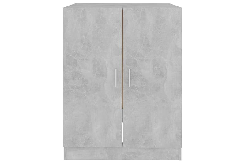 Tvättmaskinsskåp betonggrå 71x71,5x91,5 cm - Förvaring - Badrumsförvaring & tvättstuga inredning - Badrumsskåp