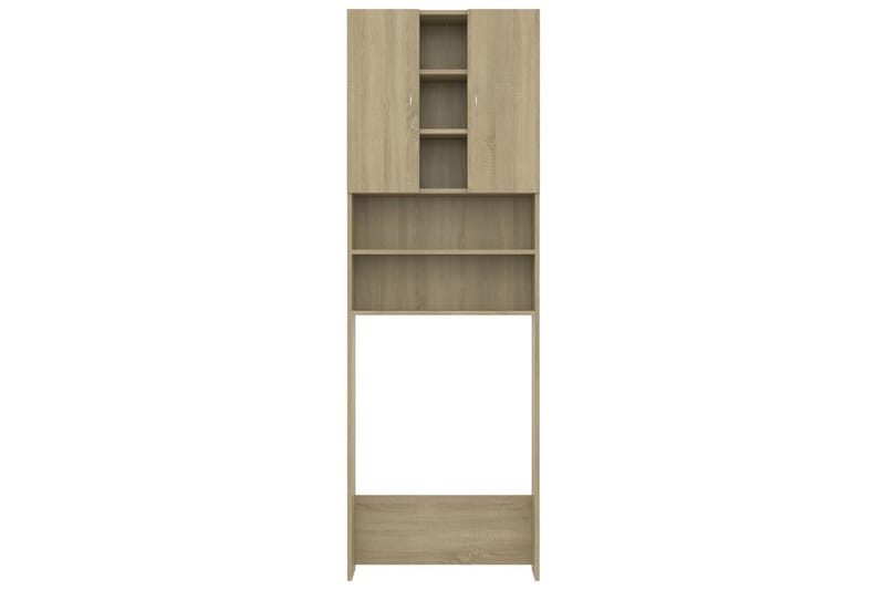 Tvättmaskinsskåp sonoma-ek 64x25,5x190 cm - Förvaring - Badrumsförvaring & tvättstuga inredning - Badrumsskåp