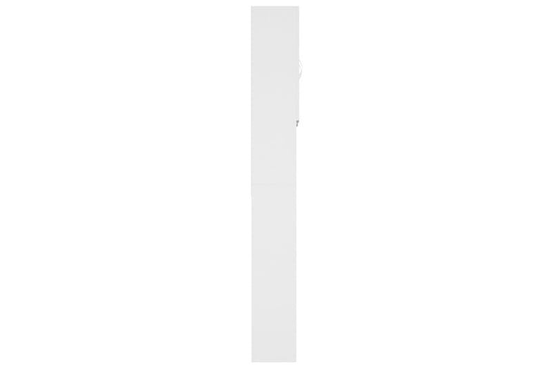Tvättmaskinsskåp vit 64x25,5x190 cm - Förvaring - Badrumsförvaring & tvättstuga inredning - Badrumsskåp