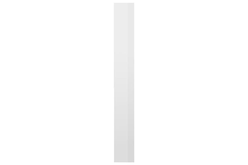 Tvättmaskinsskåp vit högglans 64x24x190 cm - Förvaring - Badrumsförvaring & tvättstuga inredning - Badrumsskåp