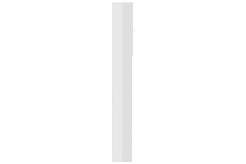 Tvättmaskinsskåp vit högglans 64x25,5x190 cm - Förvaring - Badrumsförvaring & tvättstuga inredning - Badrumsskåp
