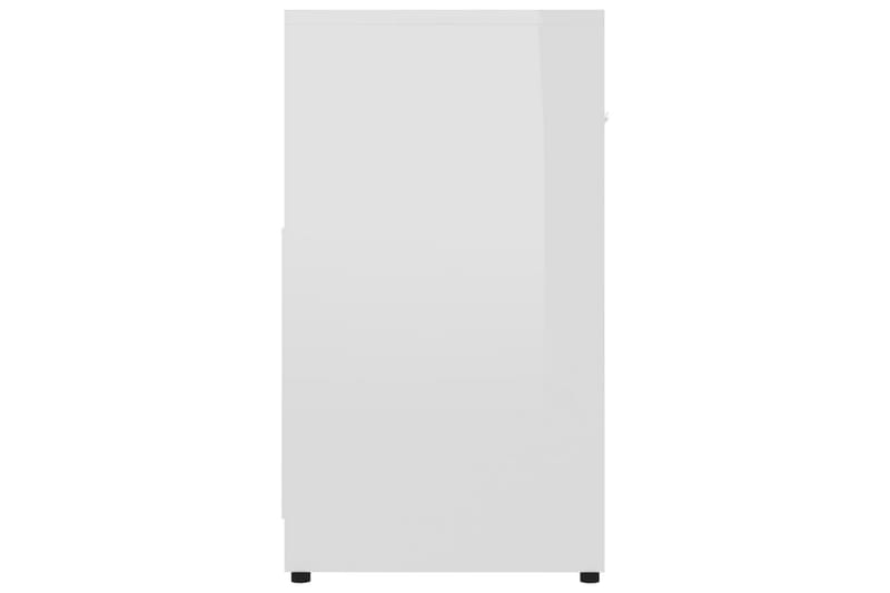 Badrumsskåp vit högglans 60x33x61 cm spånskiva - Vit - Förvaring - Badrumsförvaring & tvättstuga inredning - Badrumsskåp