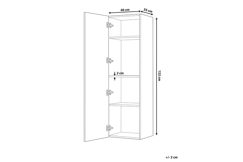 Waper Badrumsskåp - Grå - Förvaring - Badrumsförvaring & tvättstuga inredning - Badrumsskåp