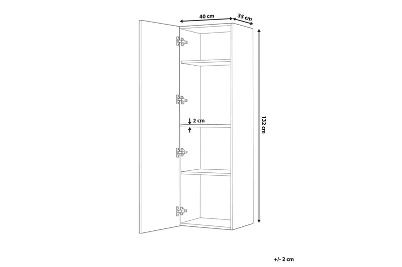 Waper Badrumsskåp - Grå - Förvaring - Badrumsförvaring & tvättstuga inredning - Badrumsskåp