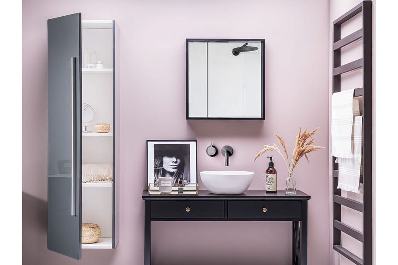 Waper Badrumsskåp - Grå - Förvaring - Badrumsförvaring & tvättstuga inredning - Badrumsskåp