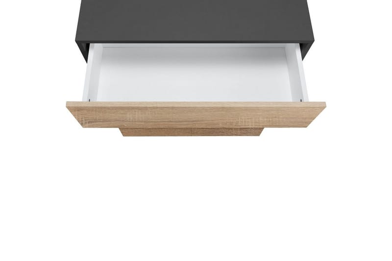 Badrumsskåp Wisla 76x35x98 cm, Antracit/Ek - 76x35x98 cm, Antracit/Ek - Förvaring - Badrumsförvaring & tvättstuga inredning - Badrumsskåp