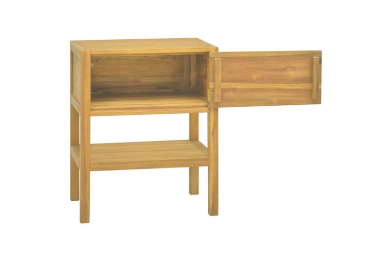 beBasic Badrumsskåp 60x40x75 cm massivt teakträ - Förvaring - Badrumsförvaring & tvättstuga inredning - Badrumsskåp
