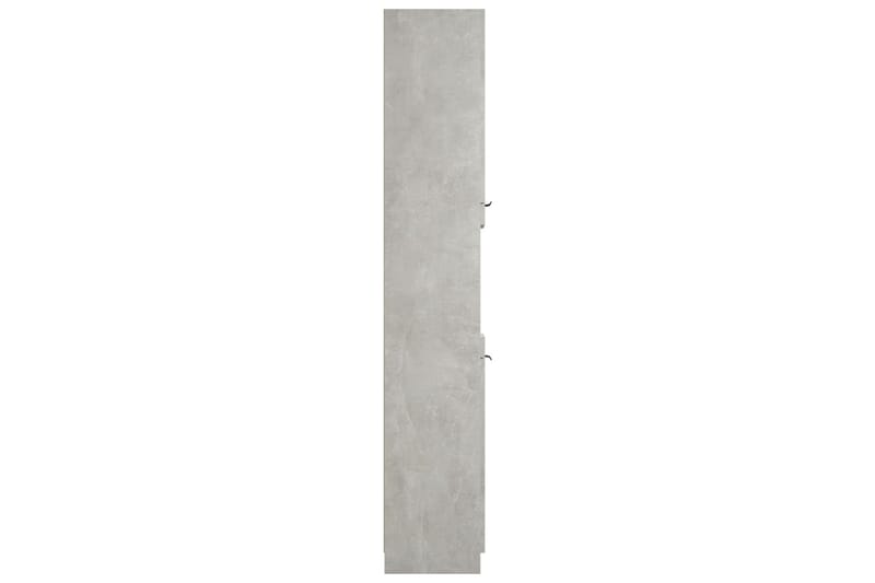 beBasic Badrumsskåp betonggrå 32x34x188,5 cm konstruerat trä - Förvaring - Badrumsförvaring & tvättstuga inredning - Badrumsskåp