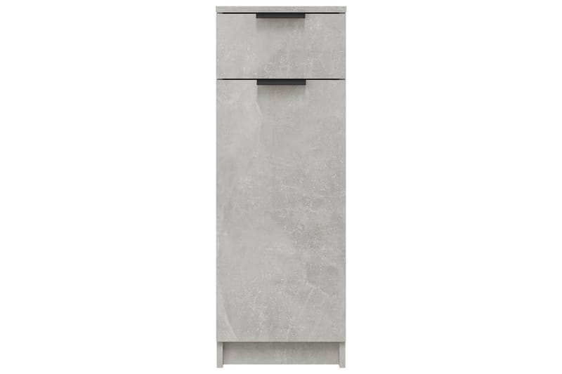 beBasic Badrumsskåp betonggrå 32x34x90 cm konstruerat trä - Förvaring - Badrumsförvaring & tvättstuga inredning - Badrumsskåp