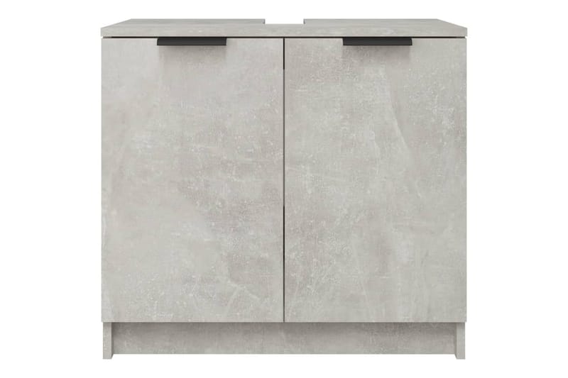 beBasic Badrumsskåp betonggrå 64,5x33,5x59 cm konstruerat trä - Förvaring - Badrumsförvaring & tvättstuga inredning - Badrumsskåp