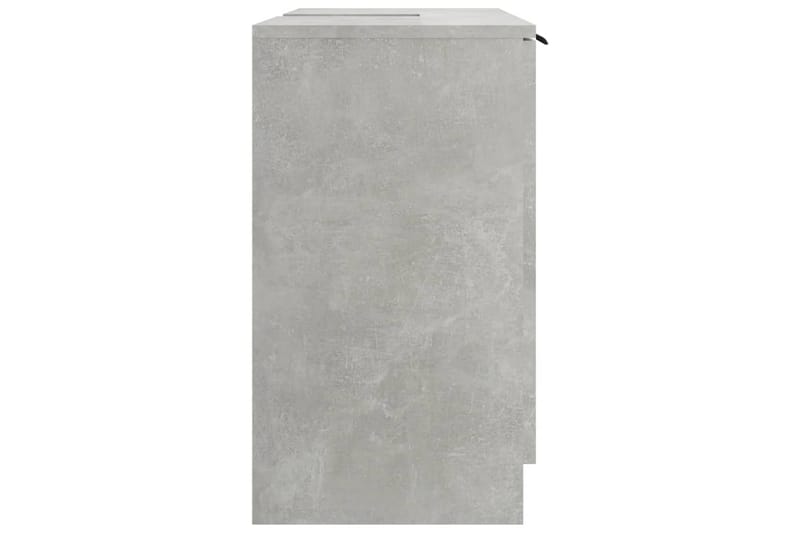 beBasic Badrumsskåp betonggrå 64,5x33,5x59 cm konstruerat trä - Förvaring - Badrumsförvaring & tvättstuga inredning - Badrumsskåp