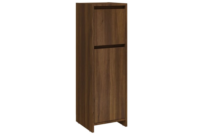 beBasic Badrumsskåp brun ek 30x30x95 cm konstruerat trä - Förvaring - Badrumsförvaring & tvättstuga inredning - Badrumsskåp