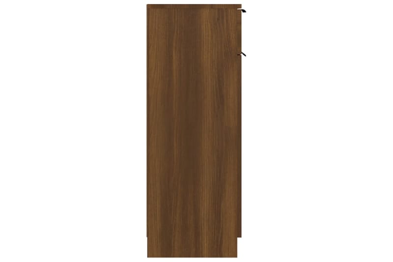 beBasic Badrumsskåp brun ek 32x34x90 cm konstruerat trä - Badrumsskåp
